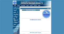 Desktop Screenshot of martincountydemocrats.com